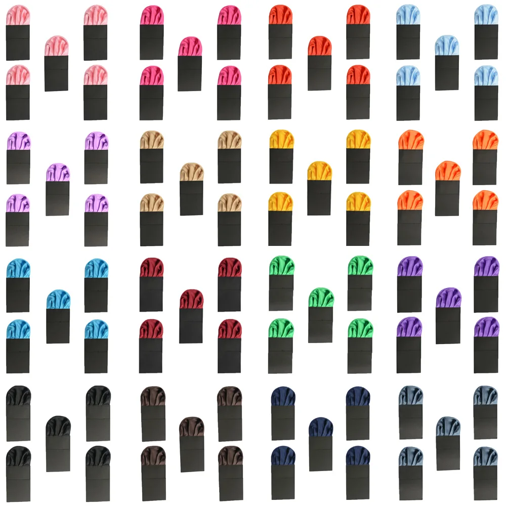 5 шт мужской носовой платок 4 Складки предварительно складной карманный