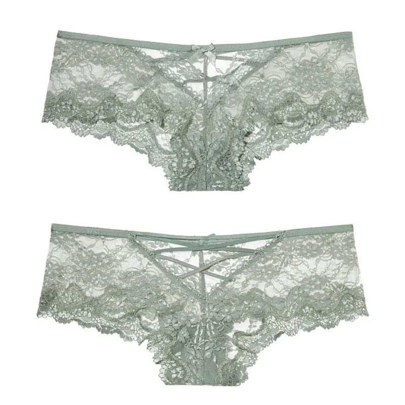Трусики женские кружевные с низкой посадкой пикантное нижнее белье боковыми