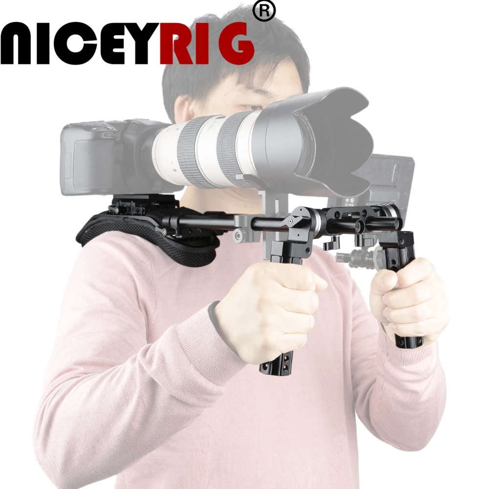 Наплечный комплект NICEYRIG крепление ARRI для камеры DSLR клетка фотосъемки SONY Canon Nikon
