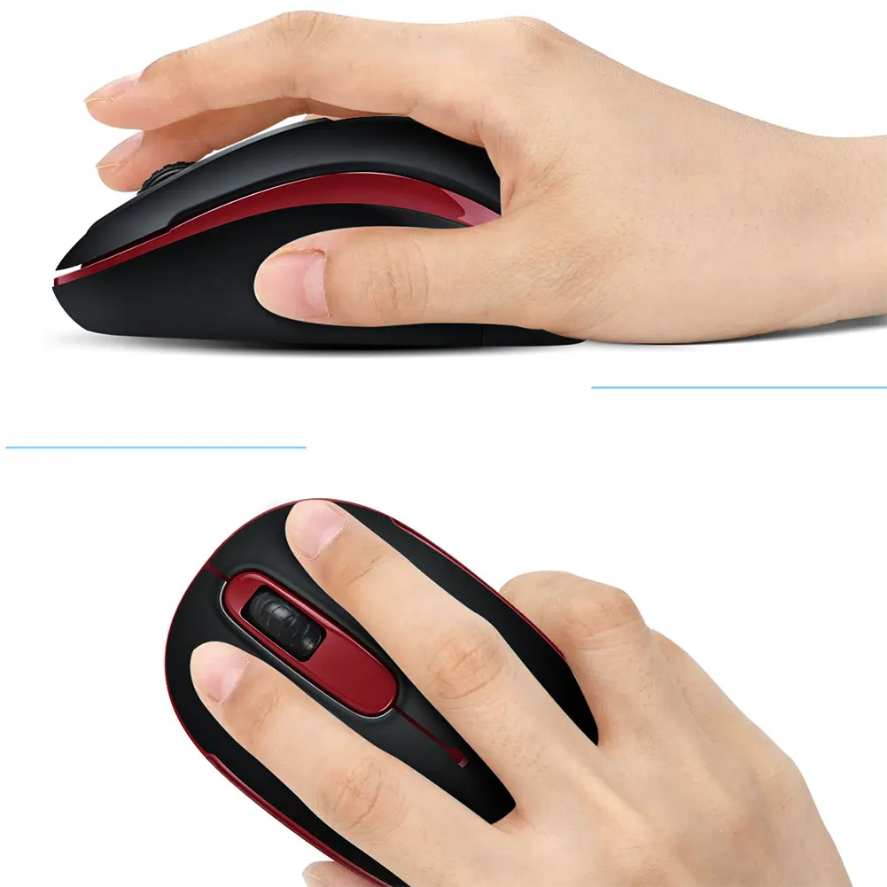 

Wireless Mouse Bluetooth Rechargeable Mouse Wireless Computer Silent Mouse Ergonomic Gaming Mouse For Laptop PC For Office Work