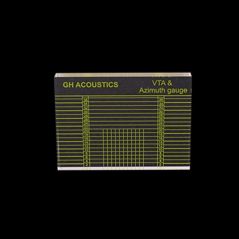 

Vinyl Record Player Phonograph VTA Cartridge Azimuth Alignment Ruler Block for Music Lovers Playing Accessories