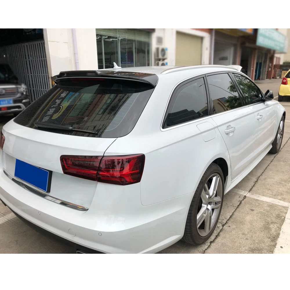 Задний спойлер на крышу для Audi A6 Base Touring путешествие 2016 2018 крыша из углеродного
