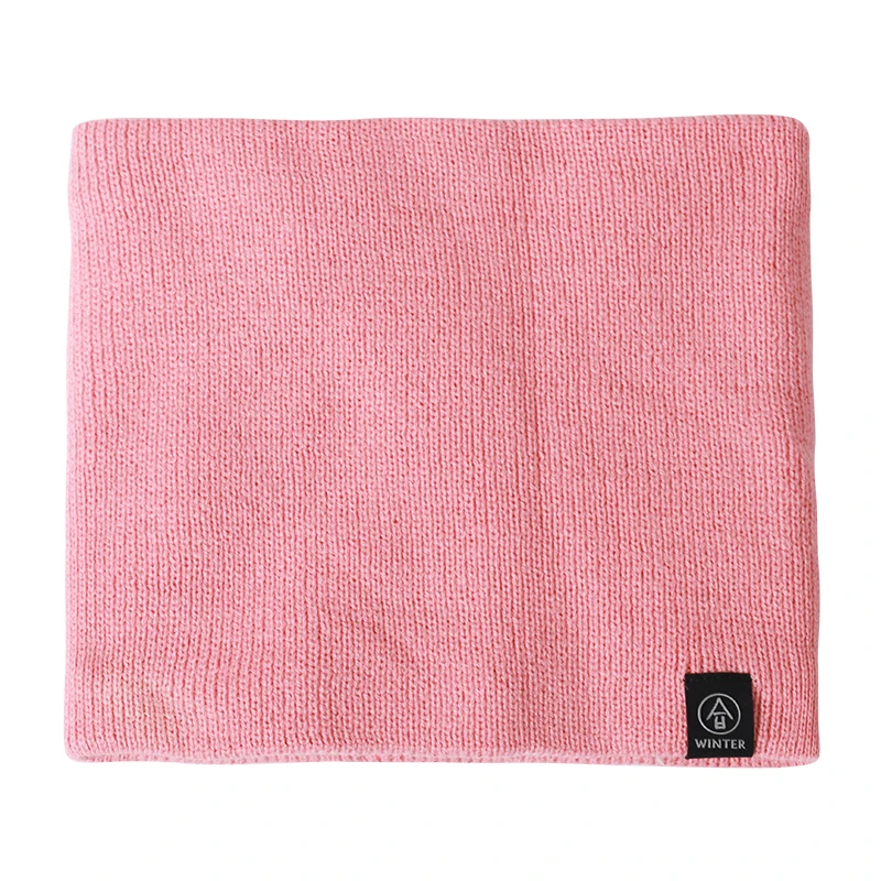 Зимний хлопковый снуд шапки зимний мужской шарф женский вязаная шапка