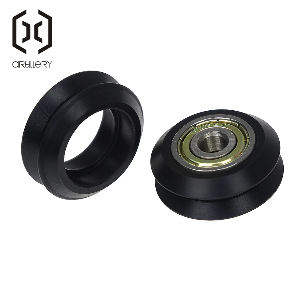 CNC Openbuilds пластиковые колеса POM с 625zz MR105zz холостой шкив шестерни пассивные круглые колеса Perlin колеса V типа для V-Slot