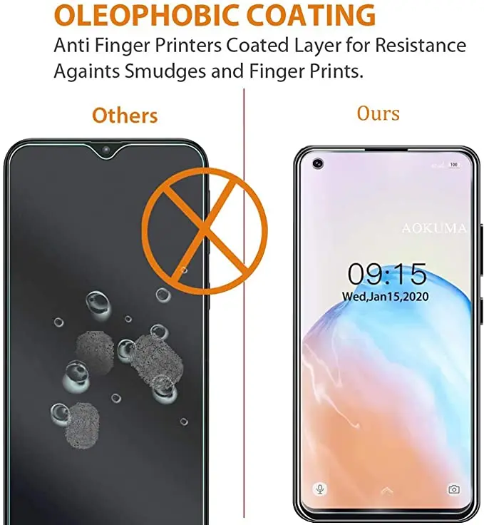 Закаленное стекло для Oukitel C18 Pro 9H 2.5D защитная пленка Взрывозащищенная прозрачная