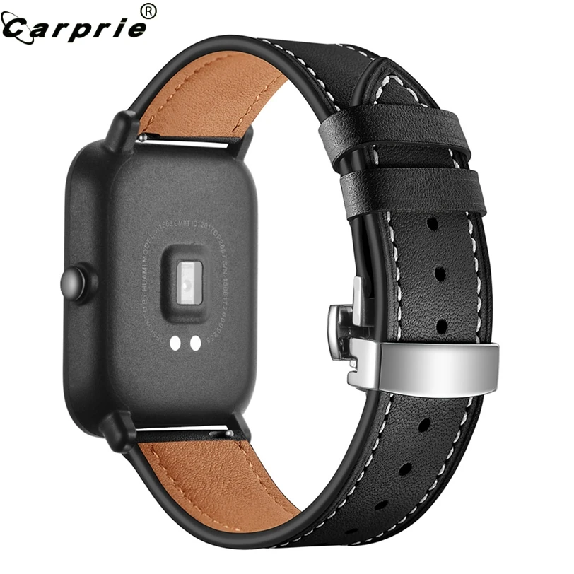 Быстросъемный мягкий кожаный ремешок CARPRIE для Huami Amazfit Bip 907|Смарт-аксессуары| |