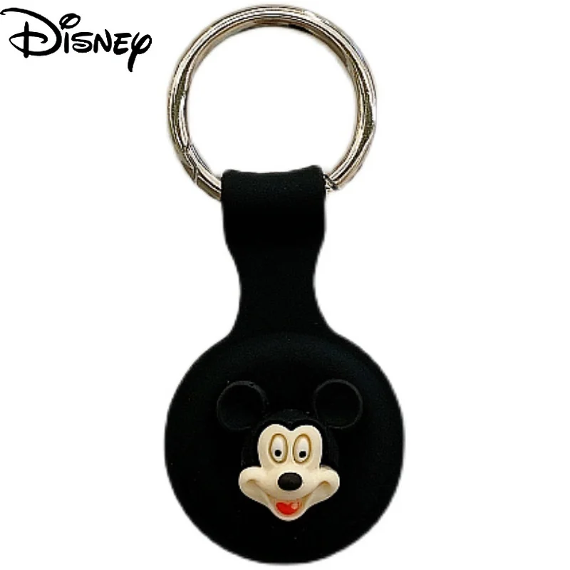 

Disney Donald Duck Pooh Bear Applicable for airtag Applicable Apple Protective Case Anti-lost Anti-drop Keychain Silicone Soft