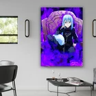 Настенная Художественная печать rimuru tempest, Постер японского аниме, домашняя фоторамка высокого разрешения