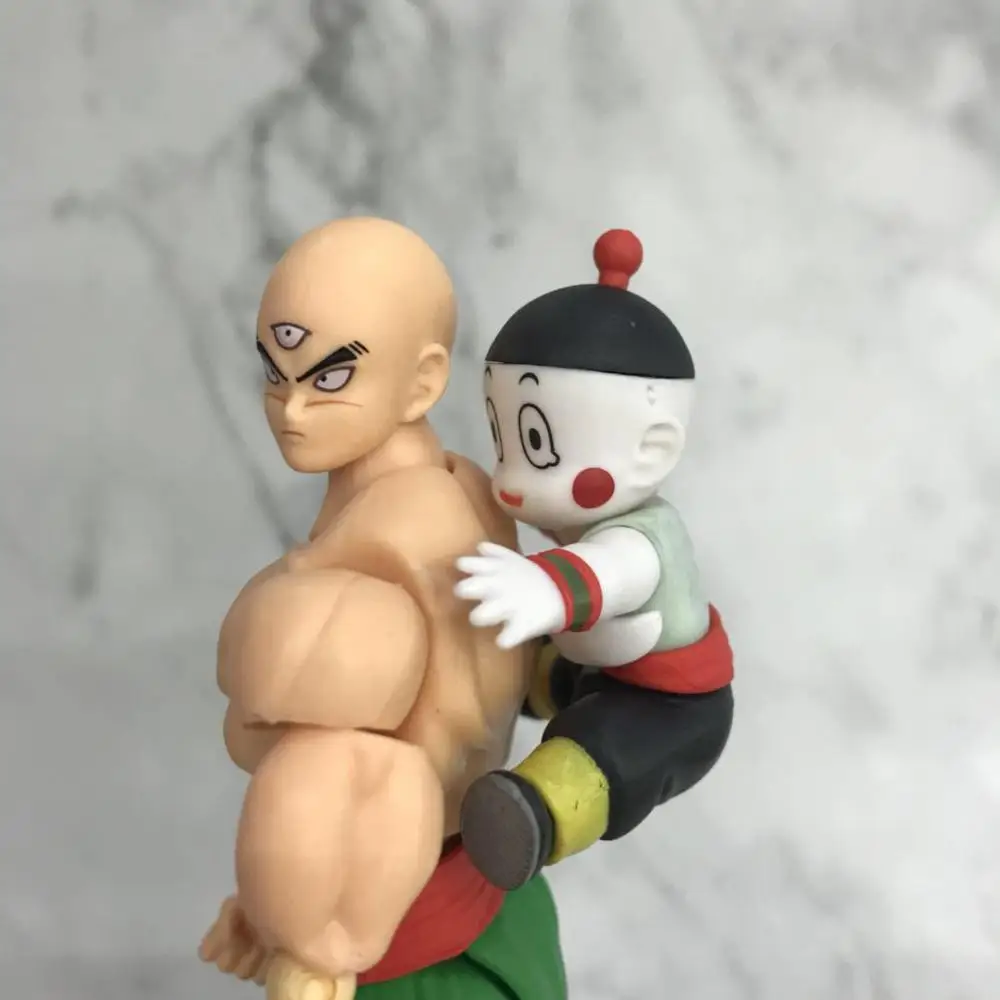 Аниме Жемчуг дракона фигурка SHF Tien Shinhan Chiaotzu коллекционные Figuarts TENSHINHAN куклы