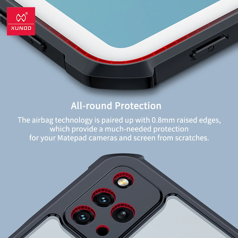 for huawei matepad 11 case xundd shockproof tablet cover for huawei mate pad 11 10 8 12 6 cover transparent bumper protector free global shipping