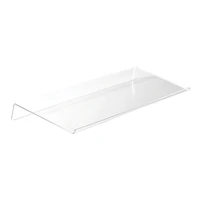 acrylic tilted computer keyboard holder clear keyboard stand for easy ergonomic typing office desk home school