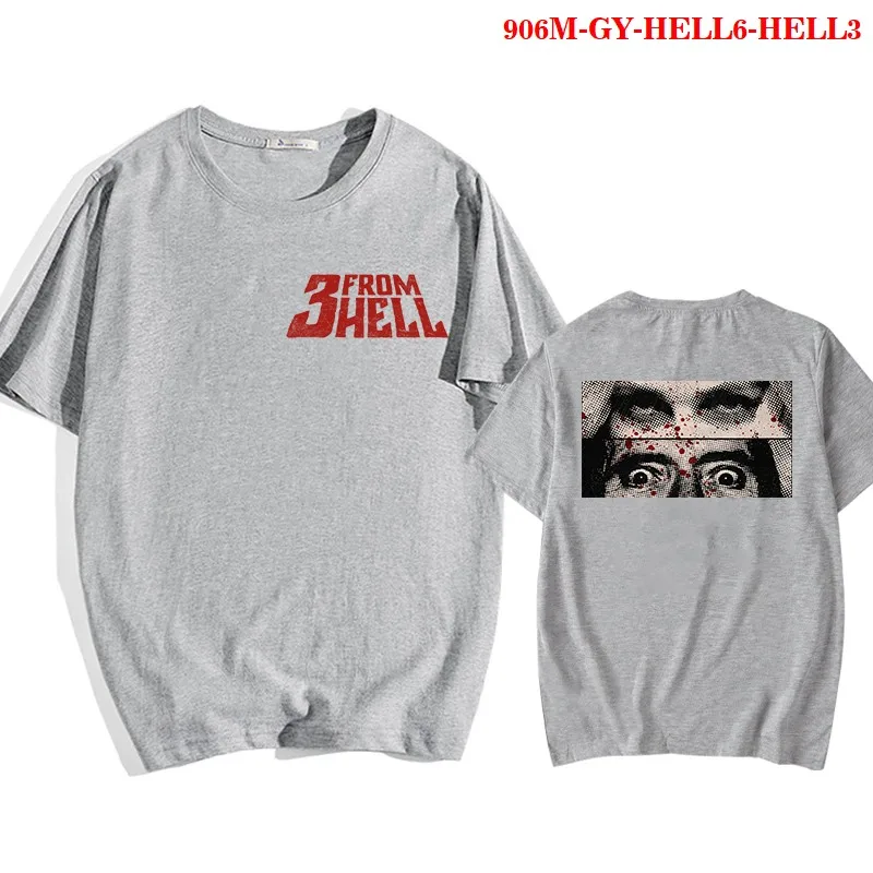 

Tshirts New Men's Summer Anime Tees Fshion Brand Essential Loose Fit T-shirt Cotton Women 3 FROM HELL Harajuku t shirt Clothes