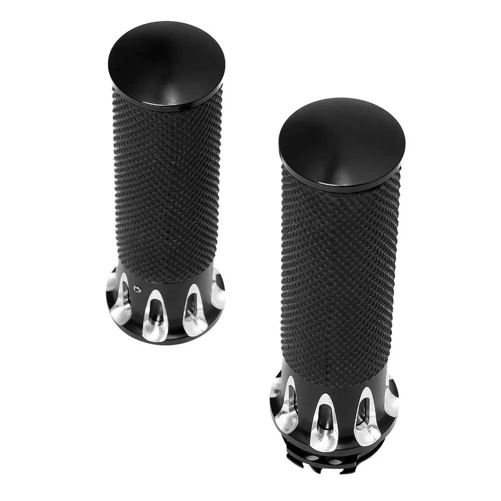 Ретро черная 1 &quotмотоциклетная мотокроссовая Ручка 25 мм алюминиевая ручка с ЧПУ