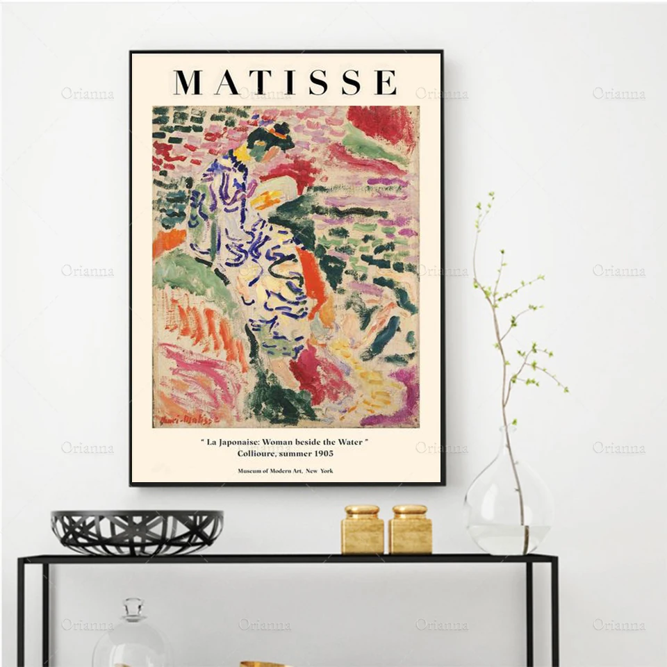 

Henri Matisse, Woman beside the Water 1905, Modern Art, Fauves, Matisse print Gift idea Modern Wall Art Poster PrintWall Decor
