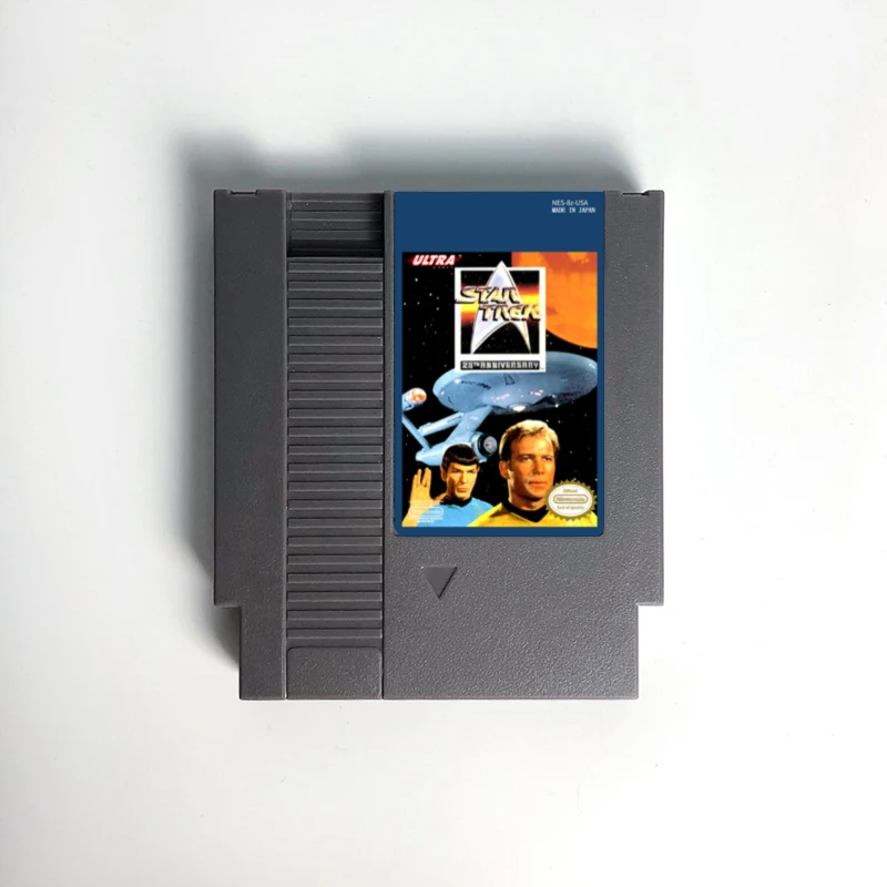 

Star Trek - 25th Anniversary or Star Trek - The Next Generation Game Cartridge For NES Console 72 Pin