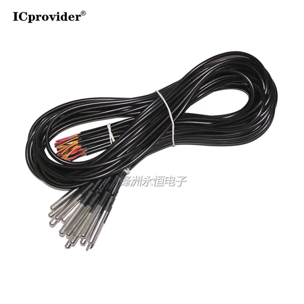 Водонепроницаемый датчик температуры DS18b20 в посылка из нержавеющей стали (1 м 2 3 5