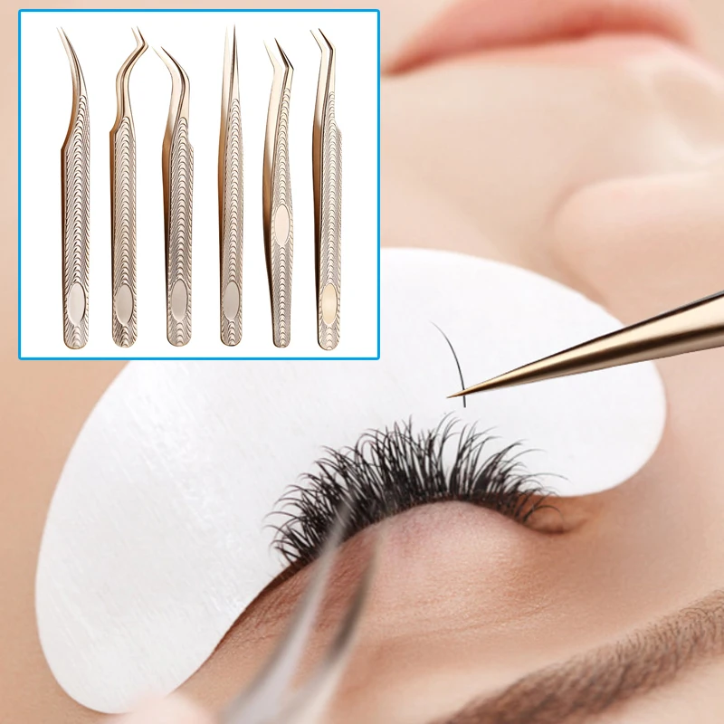 Новейшие пинцеты для наращивания ресниц профессиональные инструменты точного