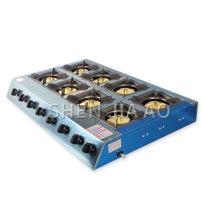 

Multi-function gas stove Desktop eight-hole energy-saving furnace Commercial multi-purpose stove Natural gas liquefied gas stove