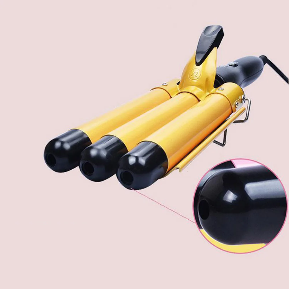 Профессиональные щипцы для завивки волос 20 мм 30 керамические тройные волнистые