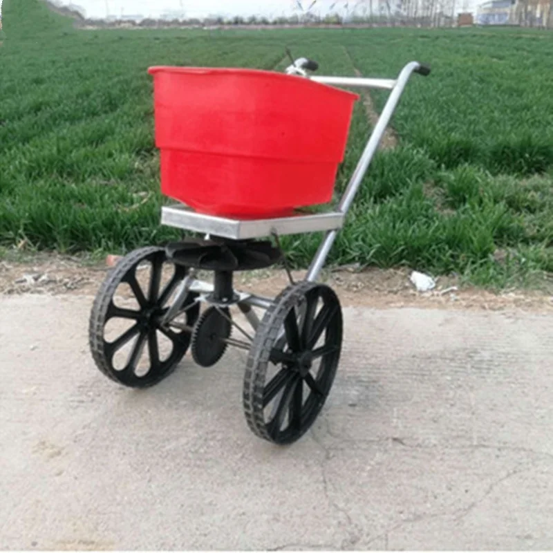 

Small-sized Multifunctional Grass Seed Sowing and Fertilizing Applicator Agricultural Hand-propelled Manual Spreader
