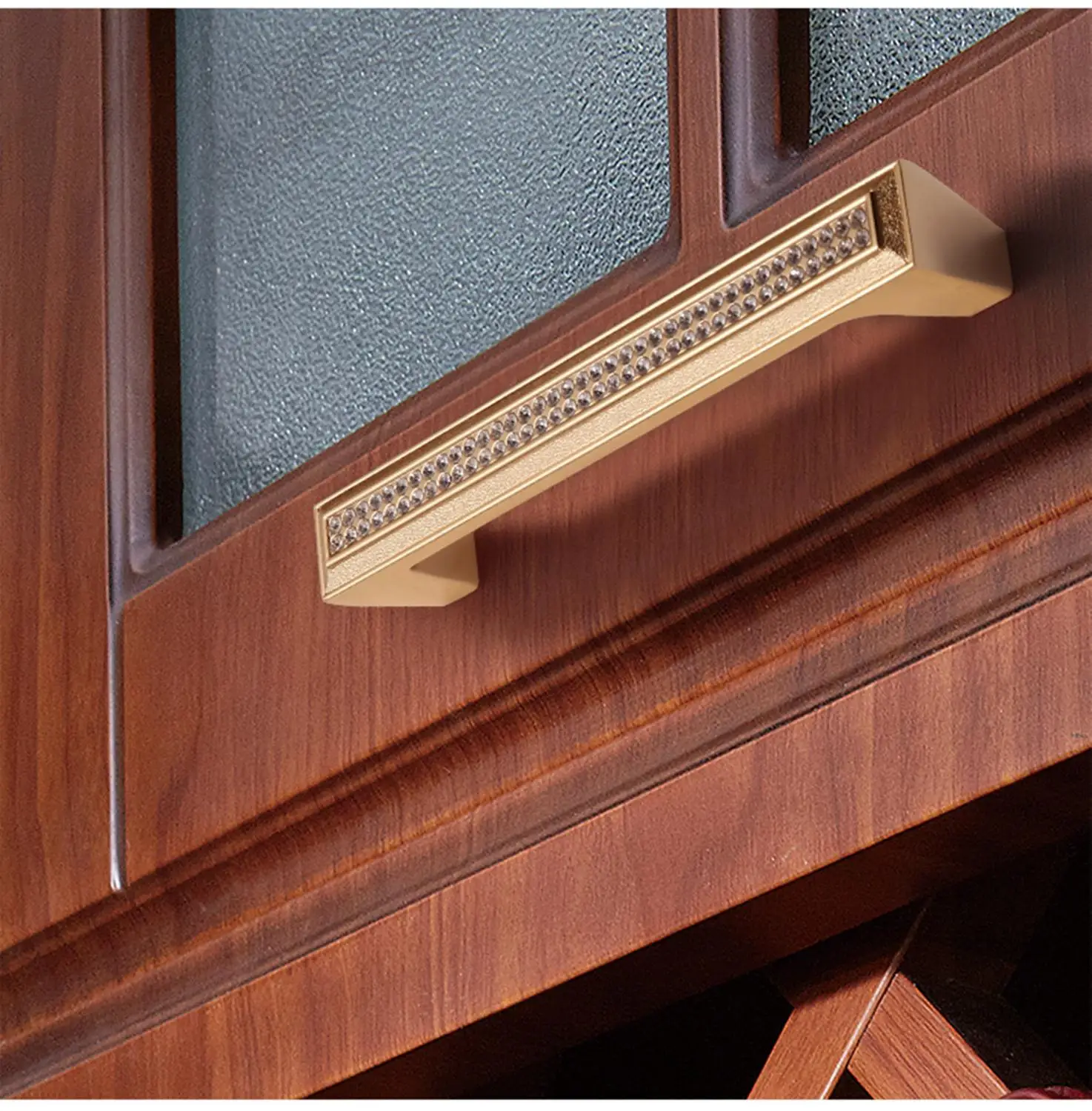 Европейские золотые инкрустированные дверные ручки домашние шкафы ящики для