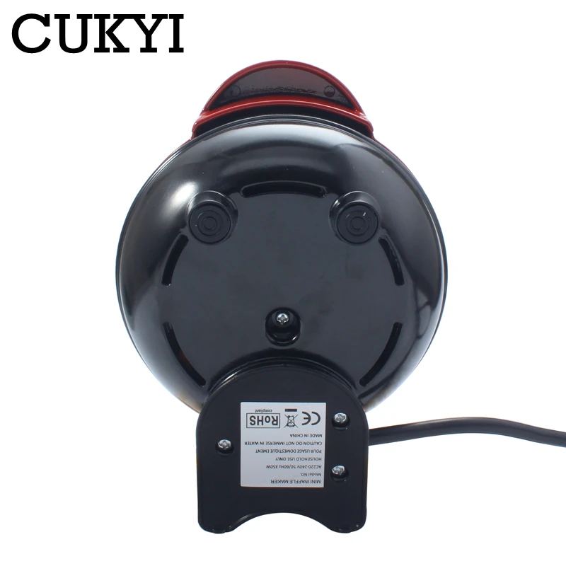 Домашняя мини вафельница CUKYI двухсторонняя нагревательная машинка для завтрака