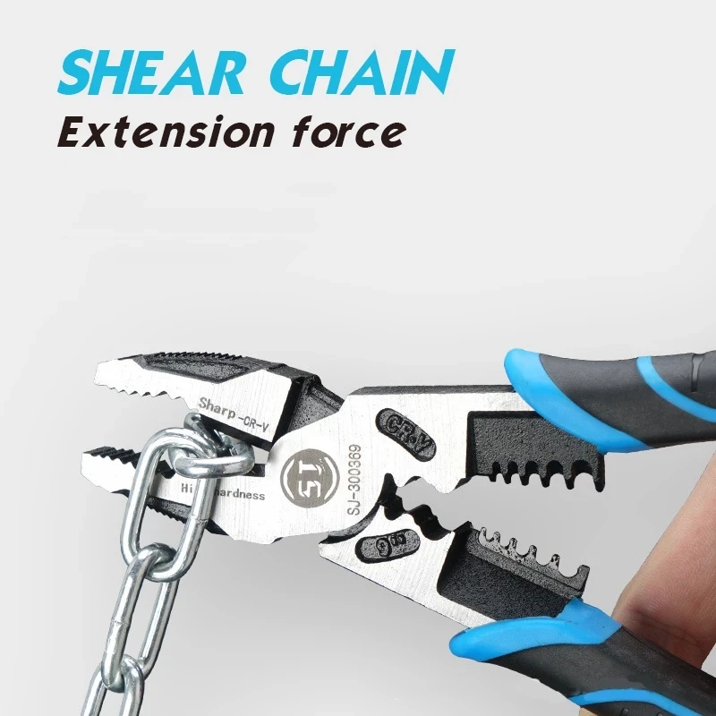 

6 Inch Multifunctional Tool Pliers Needle Nose Pliers Resistant Multifunctional Wire Cutters Crimping Pliers Tool For Household