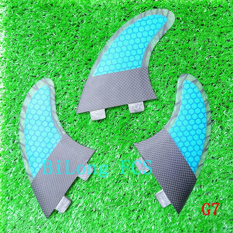 Новые плавники для серфинга 3 шт. в наборе BiLong FCS box G7 Размер Стекловолоконный