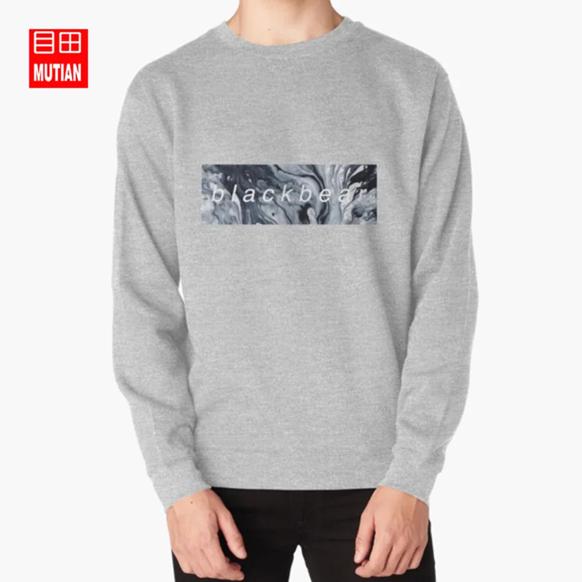 Blackbear/худи с мраморным рисунком; толстовки с черным медведем; blackbear idgf; помощь наркоман; Музыкальный артист