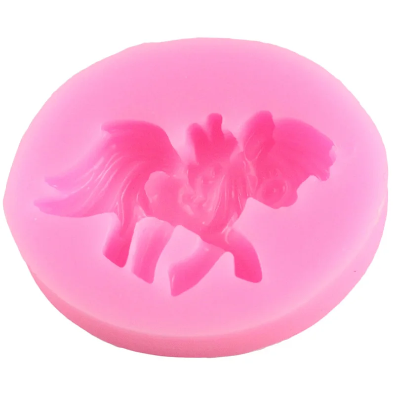 Силиконовая форма для торта 3D единорог полимерная глина смола формы помадки