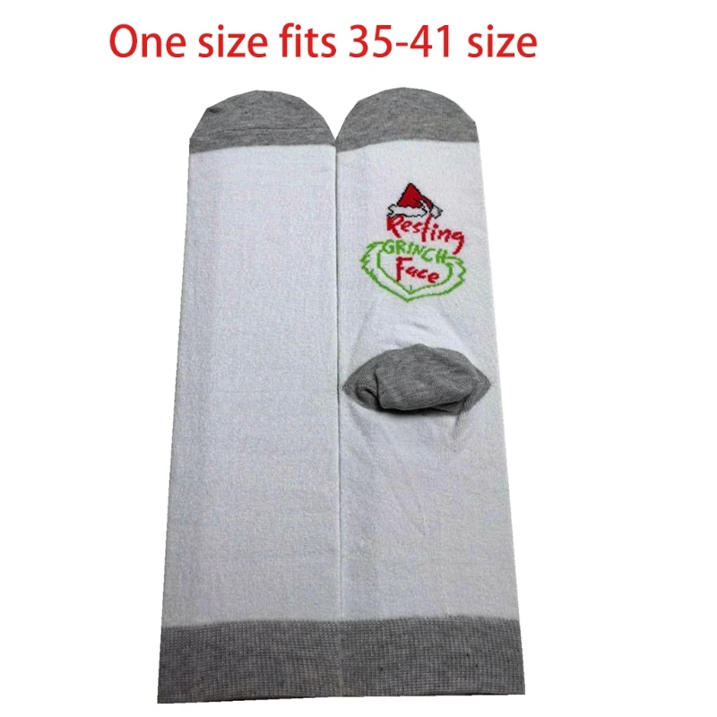 

Funny Saying Christmas Crew Socks Do Not Disturb Resting Letters Print Novelty Holiday Cotton Tube Stockings Xmas Gifts
