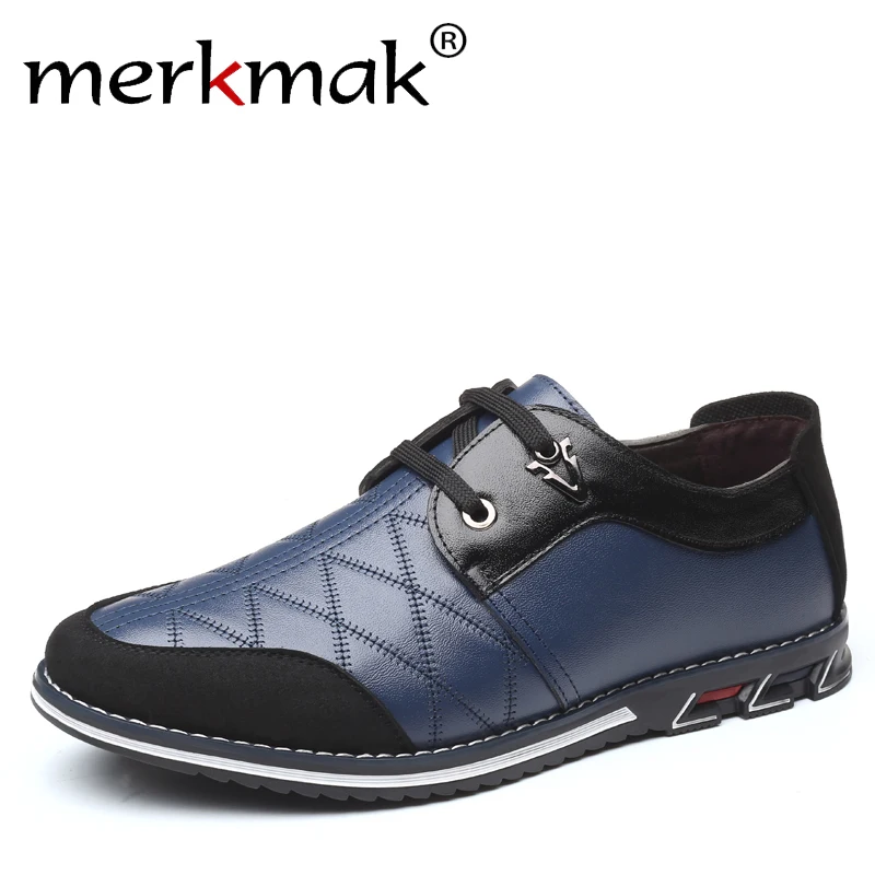 Мужские повседневные туфли из натуральной кожи коричневые дышащие ручной работы