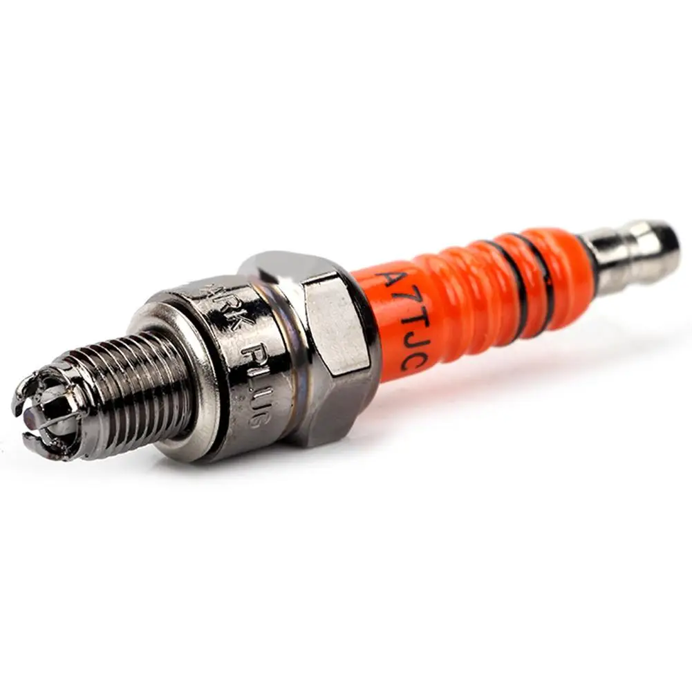 

A7TC 3-Electrode Motorcycle Spark Plug Motorbike Auto Vehicle Replacement Parts