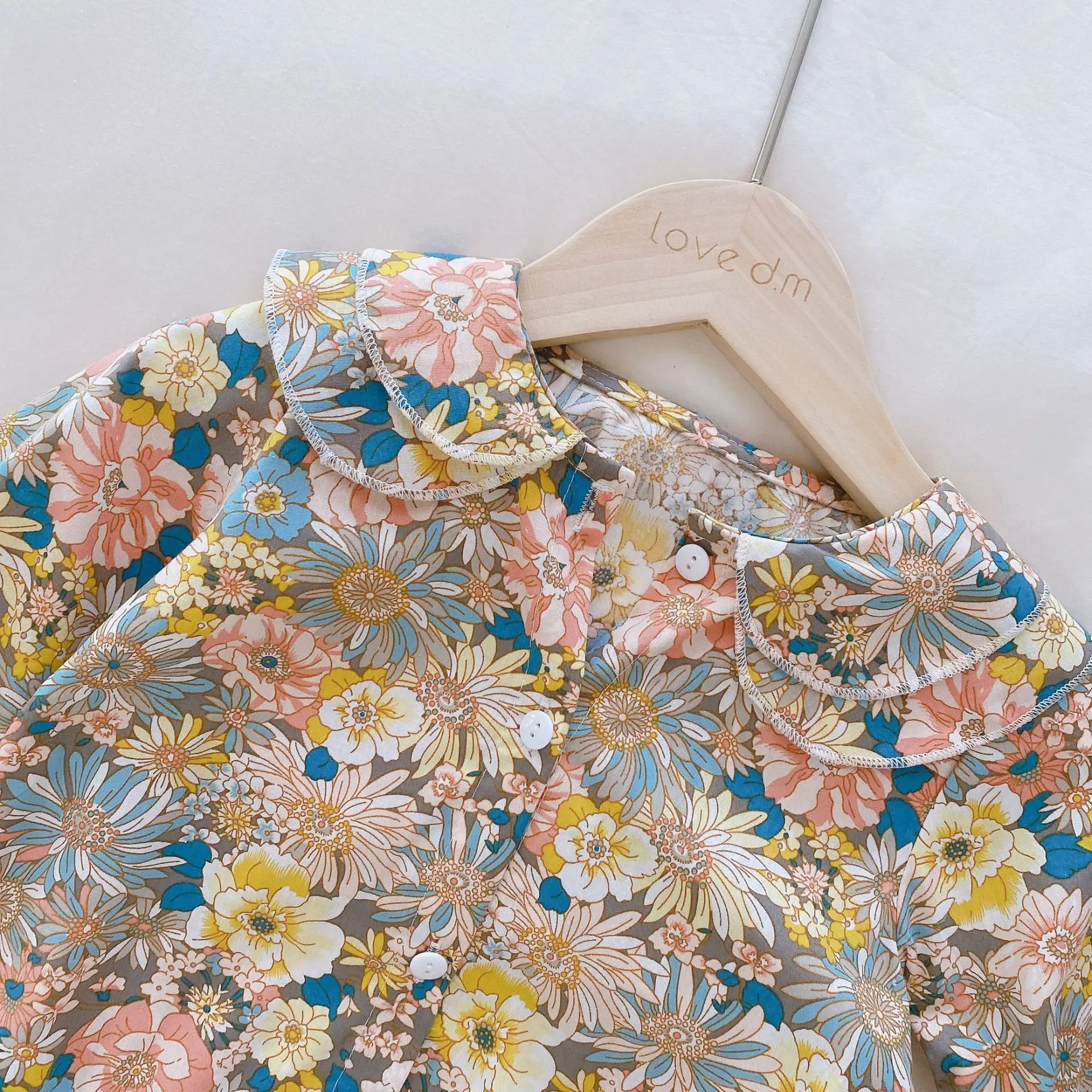 2021 г. милый цветочный комплект одежды для новорожденных девочек комбинезоны с