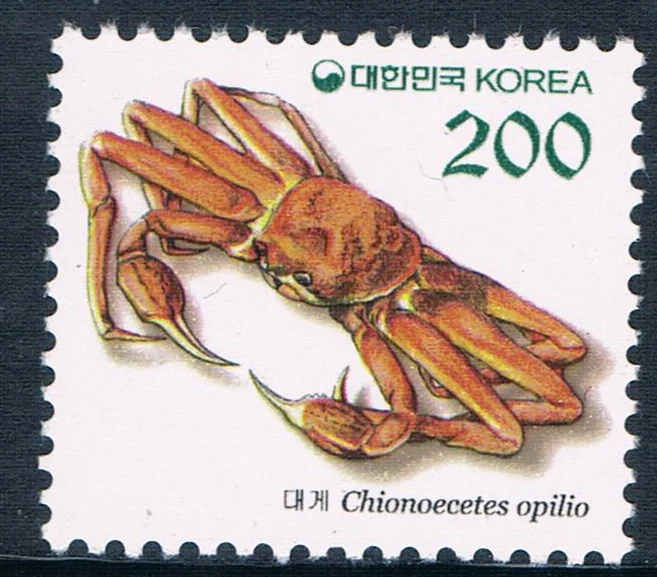 1 шт./компл. новые корейские почтовые штампы 2001 крабы MNH|Штампики| |