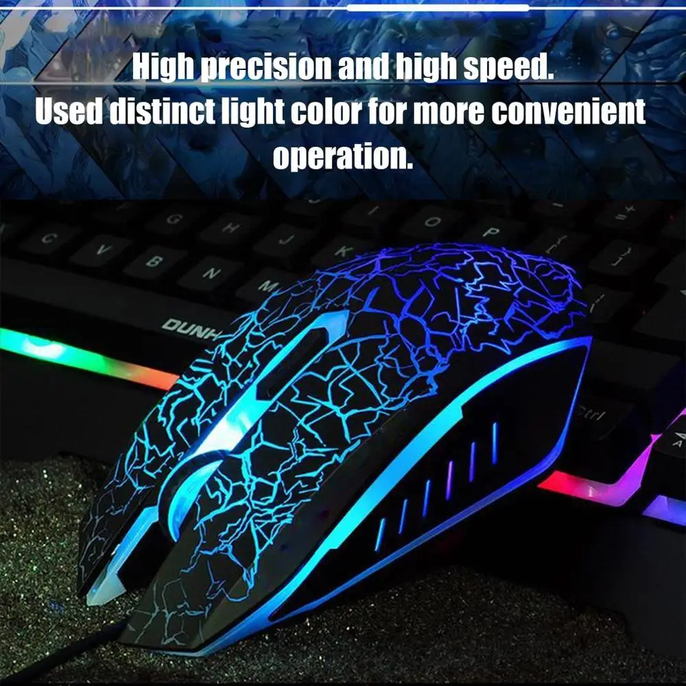 

USB Wired Gaming Mouse Optical 3 Buttons 3200DPI LED Pro Gamer Computer Mice For PC USB Wired Computer Mouse