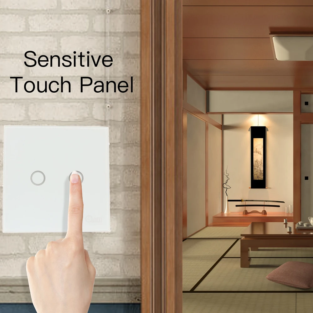 Настенный светильник ключатель света Z-wave Plus 2 канала домашняя Автоматизация