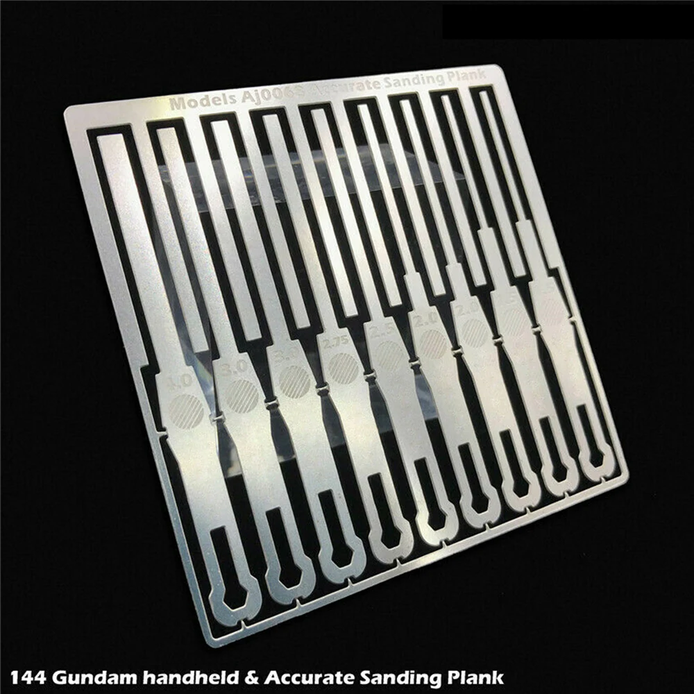 9 in1 Detail Grinding Stick File Handheld Model Building Tools for Gundam 1/144 Scale Decoration 304 Stainless Steel | Электроника