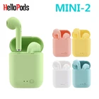 HelloPods Mini 2 Наушники-вкладыши TWS беспроводные наушники Bluetooth 5,0 наушники гарнитура с микрофоном зарядным устройством для Xiaomi PK i9s i7s i99
