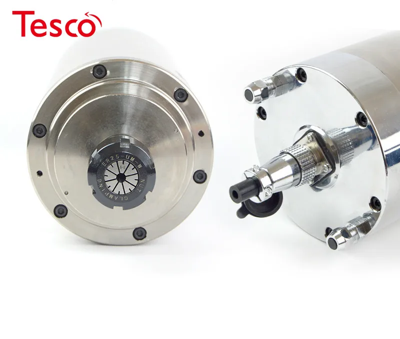 

Water Cooling Spindle GDZ-125-4.5kw ER25 380v 8A 220v 12A 400Hz 24000rpm