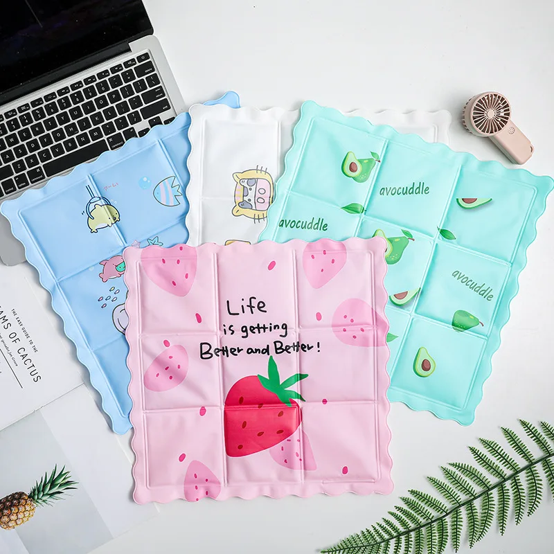 

2021 креативная летняя охлаждающая Подушка с мультяшным рисунком, охлаждающая Подушка, охлаждающая подушка из ПВХ с охлаждением, предотвраща...