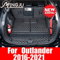 leather for mitsubishi outlander 2013 2014 2015 2016 2017 2018 2019 2020 2021 trunk mat mats rug carpet accessories
