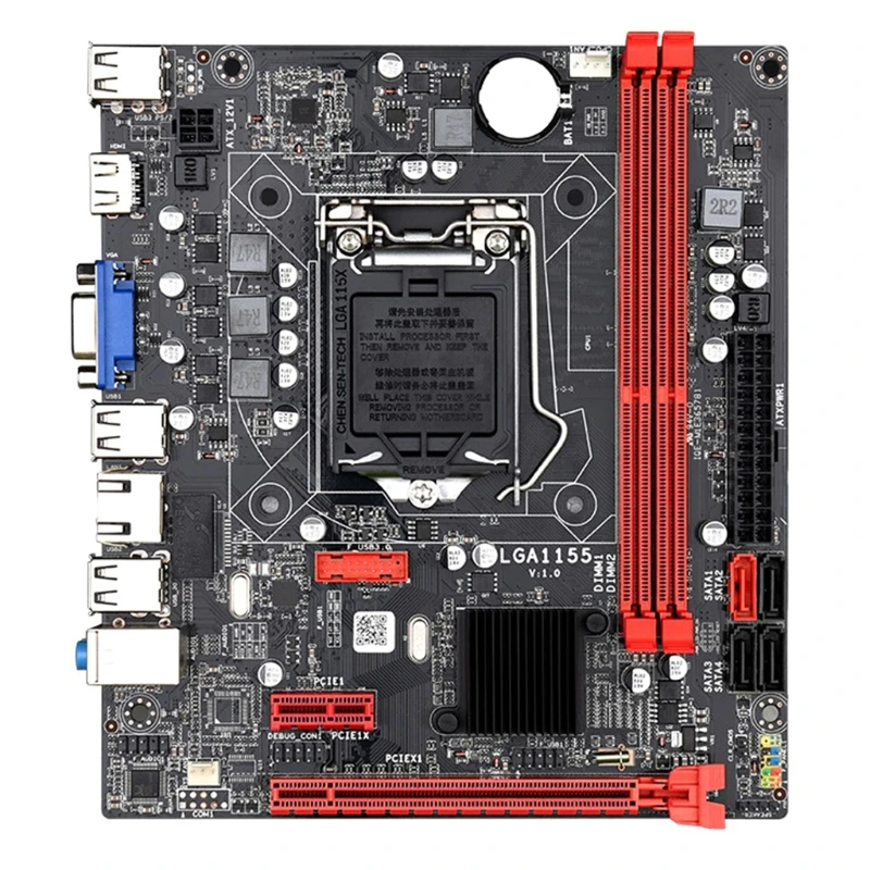 

Материнская плата KX4A B75M DDR3 x 2 PCI-E X16 SATA III с поддержкой LGA 1155 GPU i7 i5 i3 BTC, материнская плата VGA, совместимый интерфейс HDMI
