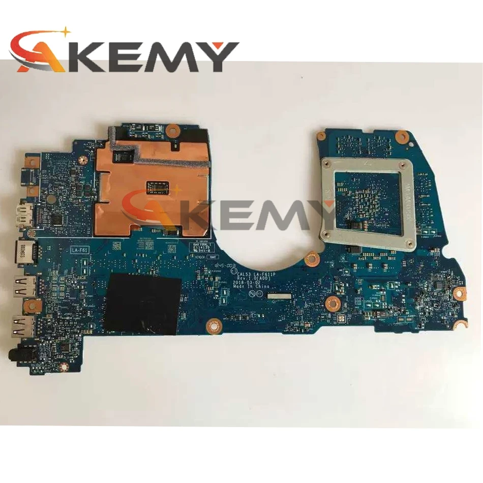 Billig Akemy Für Dell G3 3579 Laptop Motherboard I7-8750H CPU 1050TI CAL53 LA-F611P CN-0M5H57 0M5H57 M5H57 100% Arbeits