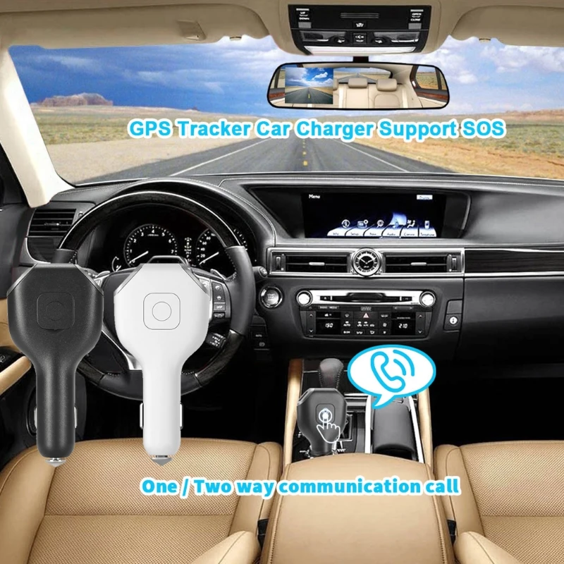 Автомобильное зарядное устройство GPS-локатор GPS-трекер G17 Wifi LBS SOS Вызов
