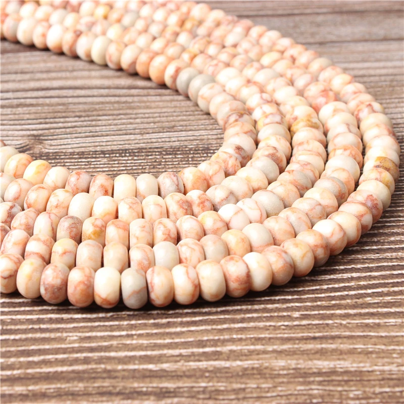

LanliFashion jewelry natural gemstone interval Golden watermelon crystal loose beadsDIY bracelet necklace and accessories Series