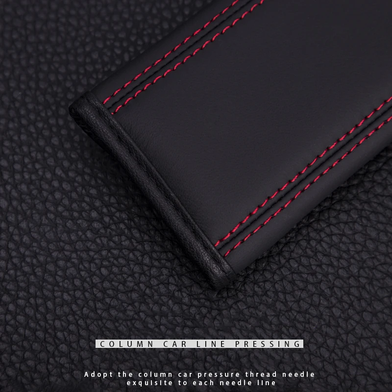 2 шт. автомобильный кожаный ремень безопасности Подушка для ремней Чехол ремня