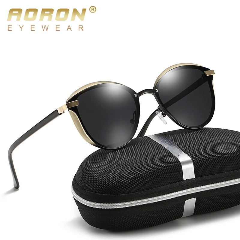 

AORON New Retro Round Polarized Sunglasses Classic UV Protection Sunglasses Sunshade Occhiali Da Sole Polarizzati Per Donna