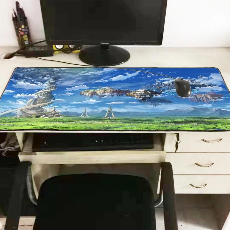 Большой резиновый коврик для мыши Mairuige Sword Art Online 900x4 0/700x30 0/600x300 мм|Коврики мышей| |