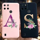 Силиконовый чехол C21 для OPPO Realme C21Y C21 Y чехол для телефона, тонкий бампер из ТПУ с буквами для RealmeC21 RMX3201 C 21 6,5 дюйма, противоударный чехол